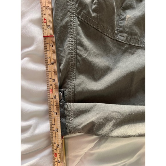 Kuhl Women's Splash Roll Up Hiking Convertible Cargo Pants/Capris‎ Green 6 Short - Picture 12 of 12